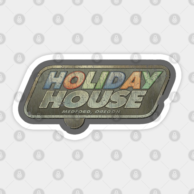 Holiday House Travel Trailers 1960 Sticker by JCD666